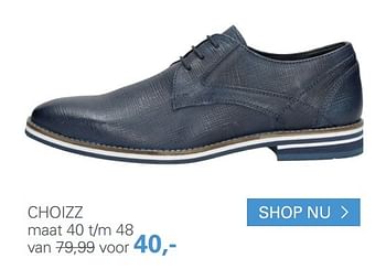 Aanbiedingen Schoenen - Choizz - Geldig van 28/04/2017 tot 07/05/2017 bij Schuurman Schoenen