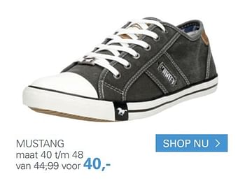 Aanbiedingen Schoenen - Mustang - Geldig van 28/04/2017 tot 07/05/2017 bij Schuurman Schoenen