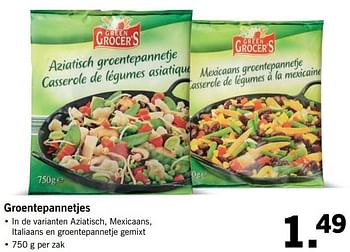 Aanbiedingen Groentepannetjes - Green Grocers - Geldig van 30/04/2017 tot 07/05/2017 bij Lidl