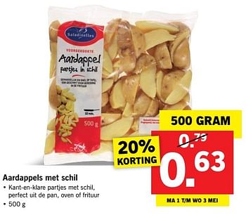 Aanbiedingen Aardappels met schil - Saladinettes - Geldig van 30/04/2017 tot 07/05/2017 bij Lidl