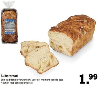 Aanbiedingen Suikerbrood - Huismerk - Lidl - Geldig van 30/04/2017 tot 07/05/2017 bij Lidl