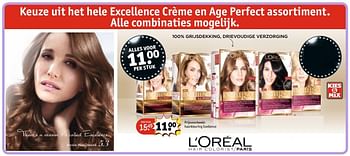 Aanbiedingen Haarkleuring exellence - L'Oreal Paris - Geldig van 25/04/2017 tot 07/05/2017 bij Kruidvat