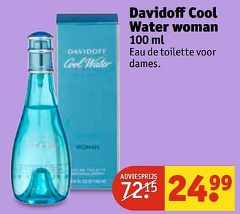Aanbiedingen Davidoff cool water woman - Davidoff - Geldig van 25/04/2017 tot 07/05/2017 bij Kruidvat