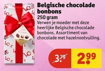 Aanbiedingen Belgische chocolade bonbons - Huismerk - Kruidvat - Geldig van 25/04/2017 tot 07/05/2017 bij Kruidvat