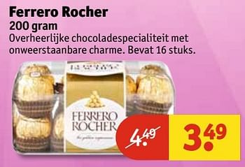 Aanbiedingen Ferrero rocher - Ferrero - Geldig van 25/04/2017 tot 07/05/2017 bij Kruidvat