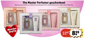 Aanbiedingen The master perfumer geschenkset - The Master Perfumer - Geldig van 25/04/2017 tot 07/05/2017 bij Kruidvat