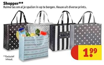 Aanbiedingen Shopper - Huismerk - Kruidvat - Geldig van 25/04/2017 tot 07/05/2017 bij Kruidvat