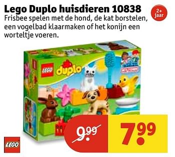 Aanbiedingen Lego duplo huisdieren 10838 - Lego - Geldig van 25/04/2017 tot 07/05/2017 bij Kruidvat