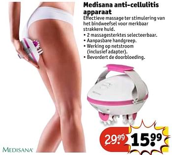 Aanbiedingen Medisana anti-cellulitis apparaat - Medisana - Geldig van 25/04/2017 tot 07/05/2017 bij Kruidvat