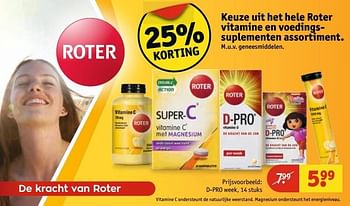 Aanbiedingen D-pro week - Roter - Geldig van 25/04/2017 tot 07/05/2017 bij Kruidvat