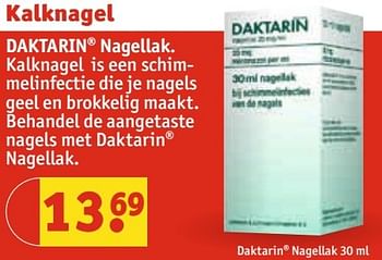 Aanbiedingen Daktarin nagellak - Daktarin - Geldig van 25/04/2017 tot 07/05/2017 bij Kruidvat