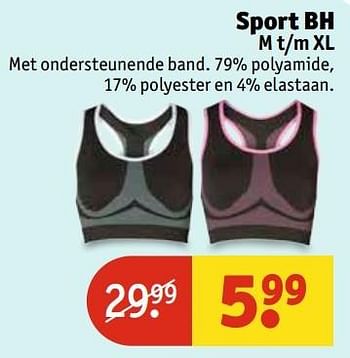 Aanbiedingen Sport bh - Huismerk - Kruidvat - Geldig van 25/04/2017 tot 07/05/2017 bij Kruidvat