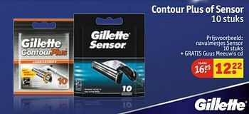 Aanbiedingen Navulmesjes sensor + gratis guus meeuwis cd - Gillette - Geldig van 25/04/2017 tot 07/05/2017 bij Kruidvat