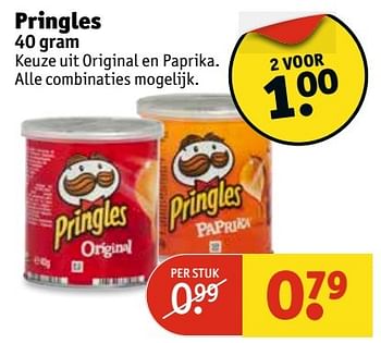 Aanbiedingen Pringles - Pringles - Geldig van 25/04/2017 tot 07/05/2017 bij Kruidvat