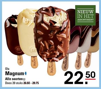 Aanbiedingen Ola magnum - Ola - Geldig van 20/04/2017 tot 08/05/2017 bij Sligro