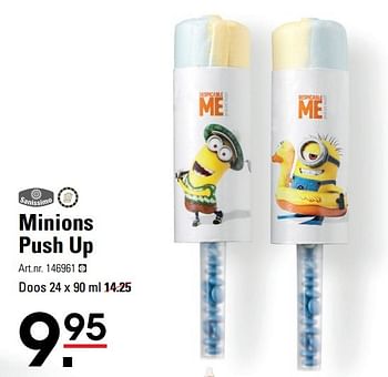 Aanbiedingen Minions push up - sanissimo - Geldig van 20/04/2017 tot 08/05/2017 bij Sligro