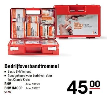 Aanbiedingen Bedrijfsverbandtrommel bhv - Huismerk - Sligro - Geldig van 20/04/2017 tot 08/05/2017 bij Sligro