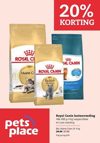 Aanbiedingen Royal canin kattenvoeding - Royal Canin - Geldig van 01/05/2017 tot 14/05/2017 bij Boerenbond