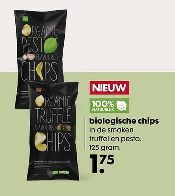 Aanbiedingen Biologische chips - Huismerk - Hema - Geldig van 01/05/2017 tot 21/05/2017 bij Hema