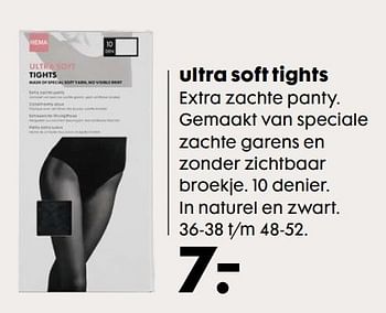 Aanbiedingen Ultra soft tights - Huismerk - Hema - Geldig van 01/05/2017 tot 21/05/2017 bij Hema