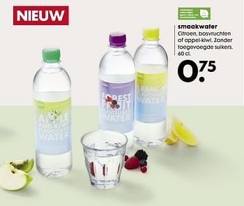 Aanbiedingen Smaakwater - Huismerk - Hema - Geldig van 01/05/2017 tot 21/05/2017 bij Hema