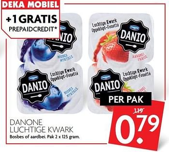 Aanbiedingen Danone luchtige kwark - Danone - Geldig van 30/04/2017 tot 06/05/2017 bij Deka Markt