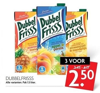 Aanbiedingen Dubbelfrisss - Dubbelfrisss - Geldig van 30/04/2017 tot 06/05/2017 bij Deka Markt