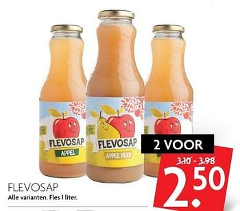 Aanbiedingen Flevosap - Flevosap - Geldig van 30/04/2017 tot 06/05/2017 bij Deka Markt