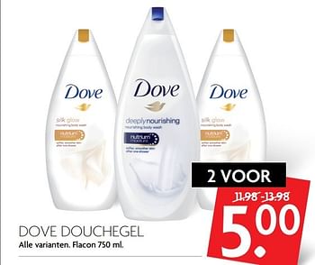 Aanbiedingen Dove douchegel - Dove - Geldig van 30/04/2017 tot 06/05/2017 bij Deka Markt