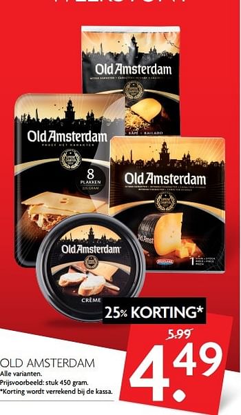 Aanbiedingen Old amsterdam - Old Amsterdam - Geldig van 30/04/2017 tot 06/05/2017 bij Deka Markt