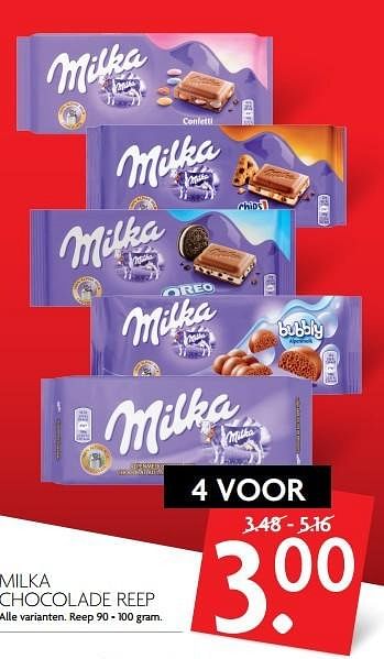 Aanbiedingen Milka chocolade reep - Milka - Geldig van 30/04/2017 tot 06/05/2017 bij Deka Markt