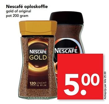 Aanbiedingen Nescafé oploskoffie - Nescafe - Geldig van 01/05/2017 tot 07/05/2017 bij Deen Supermarkten
