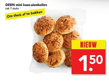 Aanbiedingen Deen mini kaas-uienbollen - Huismerk deen supermarkt - Geldig van 01/05/2017 tot 07/05/2017 bij Deen Supermarkten