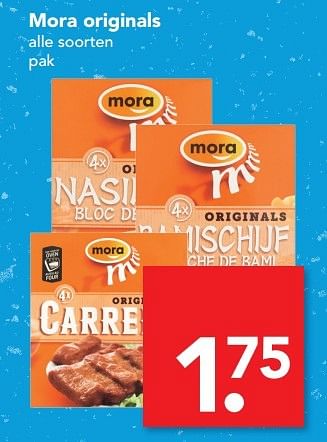 Aanbiedingen Mora originals - Mora - Geldig van 01/05/2017 tot 07/05/2017 bij Deen Supermarkten