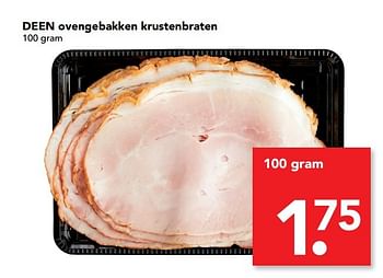 Aanbiedingen Deen ovengebakken krustenbraten - Huismerk deen supermarkt - Geldig van 01/05/2017 tot 07/05/2017 bij Deen Supermarkten