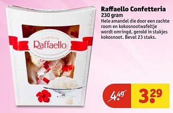 Aanbiedingen Raffaello confetteria - Raffaello - Geldig van 02/05/2017 tot 07/05/2017 bij Kruidvat