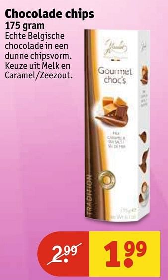 Aanbiedingen Chocolade chips - Huismerk - Kruidvat - Geldig van 02/05/2017 tot 07/05/2017 bij Kruidvat