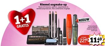 Aanbiedingen Mascara volume shake en eyeliner glam`eyes - Rimmel - Geldig van 02/05/2017 tot 07/05/2017 bij Kruidvat