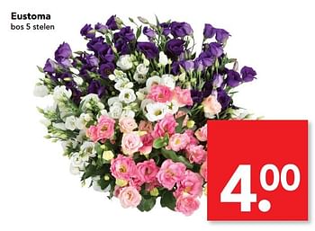 Aanbiedingen Eustoma - Huismerk deen supermarkt - Geldig van 01/05/2017 tot 07/05/2017 bij Deen Supermarkten