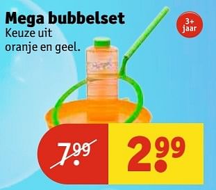 Aanbiedingen Mega bubbelset - Huismerk - Kruidvat - Geldig van 02/05/2017 tot 07/05/2017 bij Kruidvat