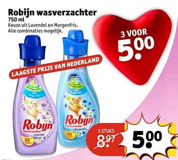 Aanbiedingen Robijn wasverzachter - Robijn - Geldig van 02/05/2017 tot 07/05/2017 bij Kruidvat