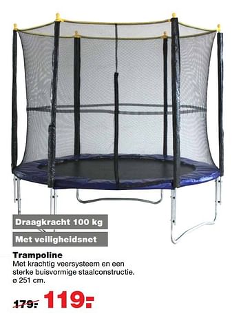 Aanbiedingen Trampoline - Huismerk - Praxis - Geldig van 01/05/2017 tot 07/05/2017 bij Praxis