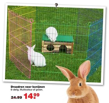 Aanbiedingen Draadren voor konijnen - Huismerk - Praxis - Geldig van 01/05/2017 tot 07/05/2017 bij Praxis