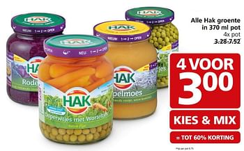 Aanbiedingen Alle hak groente pot - Hak - Geldig van 01/05/2017 tot 07/05/2017 bij Jan Linders