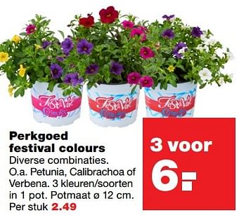 Aanbiedingen Perkgoed festival colours - Huismerk - Praxis - Geldig van 01/05/2017 tot 07/05/2017 bij Praxis