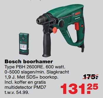 Aanbiedingen Bosch boorhamer - Bosch - Geldig van 01/05/2017 tot 07/05/2017 bij Praxis