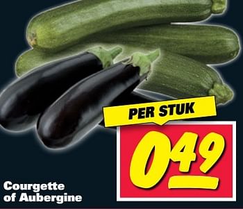 Aanbiedingen Courgette of aubergine - Huismerk - Nettorama - Geldig van 01/05/2017 tot 07/05/2017 bij Nettorama