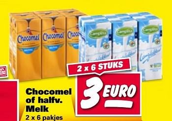 Aanbiedingen Chocomel of halfv. melk - Huismerk - Nettorama - Geldig van 01/05/2017 tot 07/05/2017 bij Nettorama