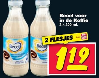 Aanbiedingen Becel voor in de koffie - Becel - Geldig van 01/05/2017 tot 07/05/2017 bij Nettorama