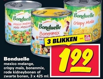 Aanbiedingen Bonduelle - Bonduelle - Geldig van 01/05/2017 tot 07/05/2017 bij Nettorama